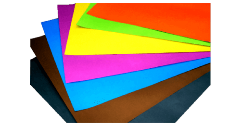 PLIEGOS PAPEL ARCO IRIS COLORES